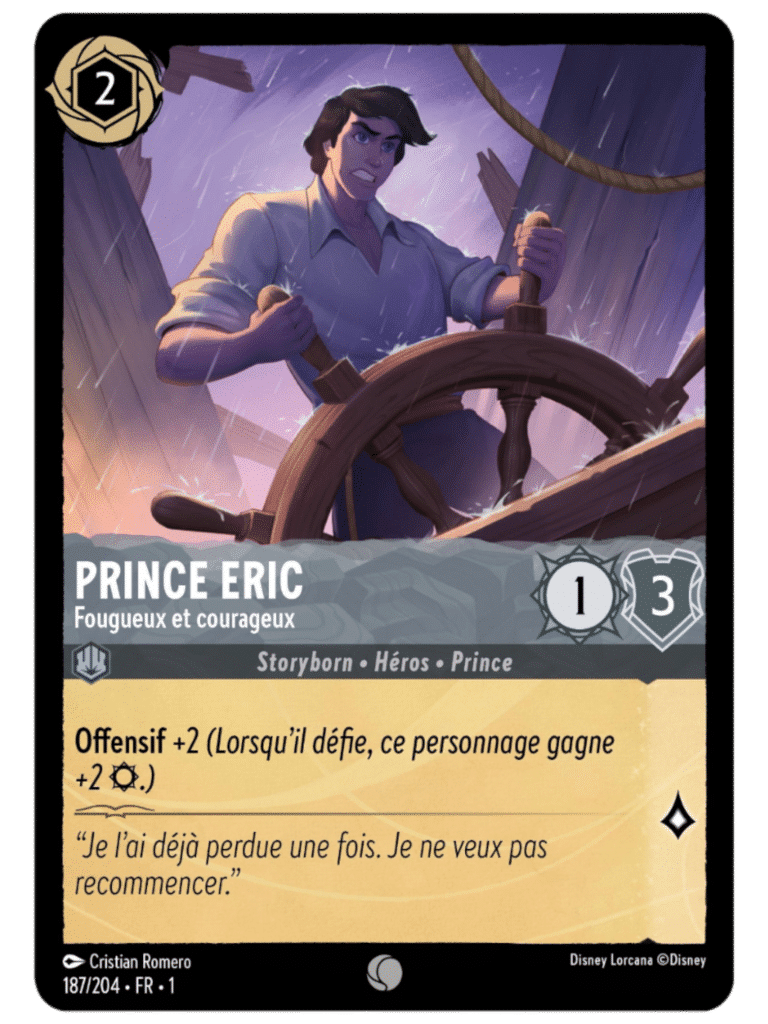 Prince Éric Fougueux et courageux