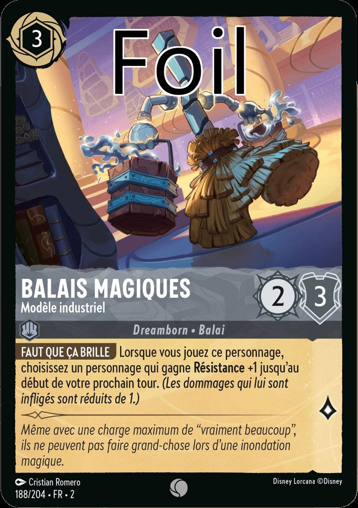 Balais Magiques Foil
Modèle industriel