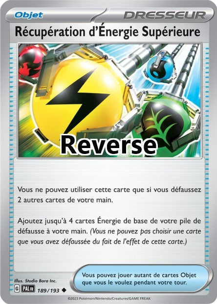 Récupération d'Énergie Supérieure reverse