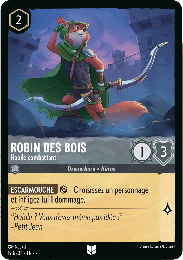 Robin des Bois Habile combattant