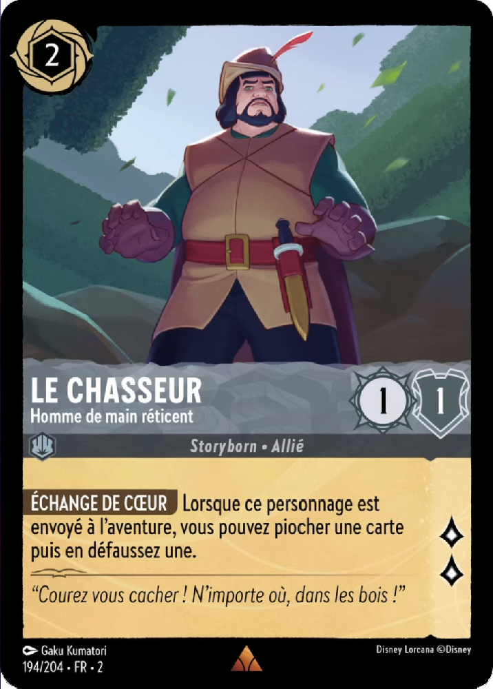 Le Chasseur Homme de main réticent