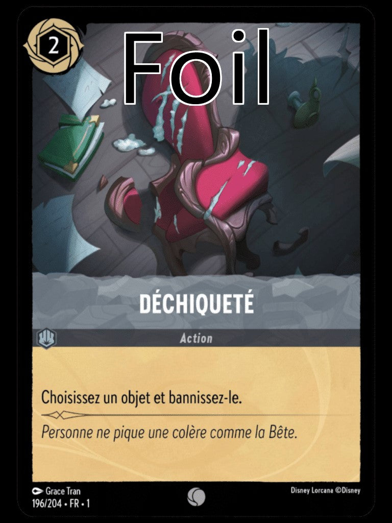 Déchiqueté Foil