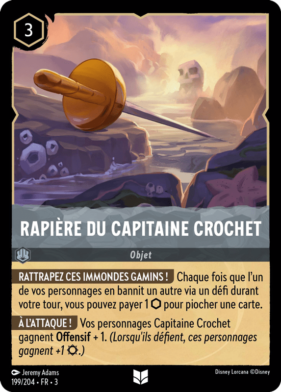 Rapière du Capitaine Crochet