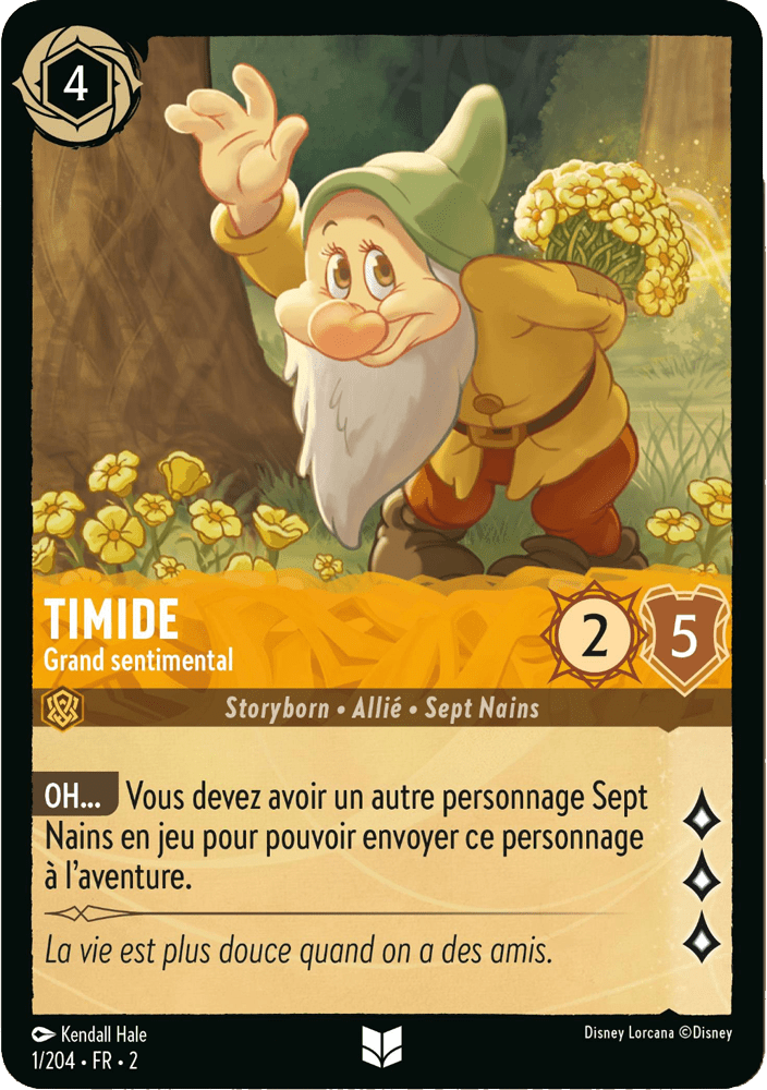 Timide Grand sentimental