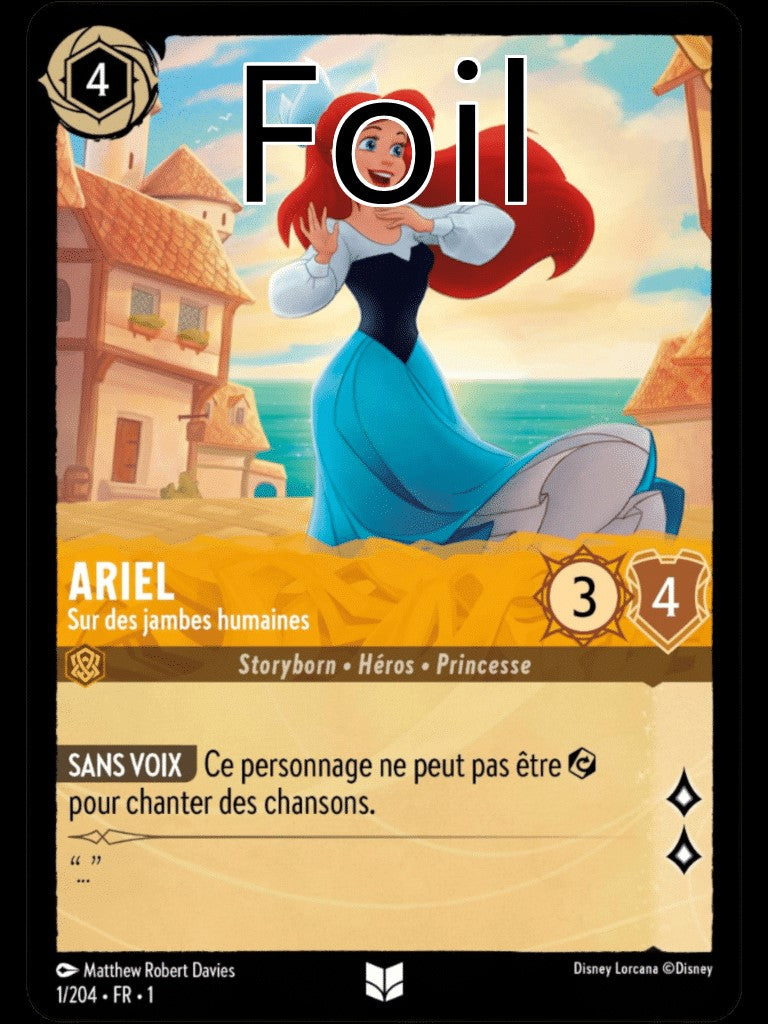 Ariel Foil
Sur des jambes humaines