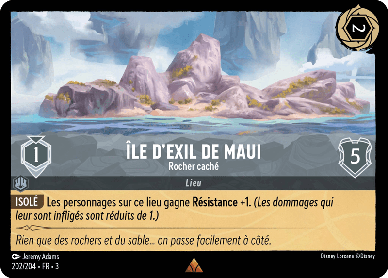 Île d’exil de Maui Rocher caché