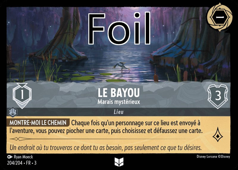 Le Bayou foil Marais mystérieux
