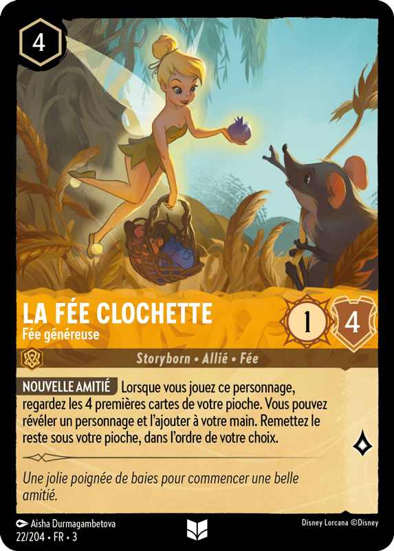 La Fée Clochette Fée généreuse