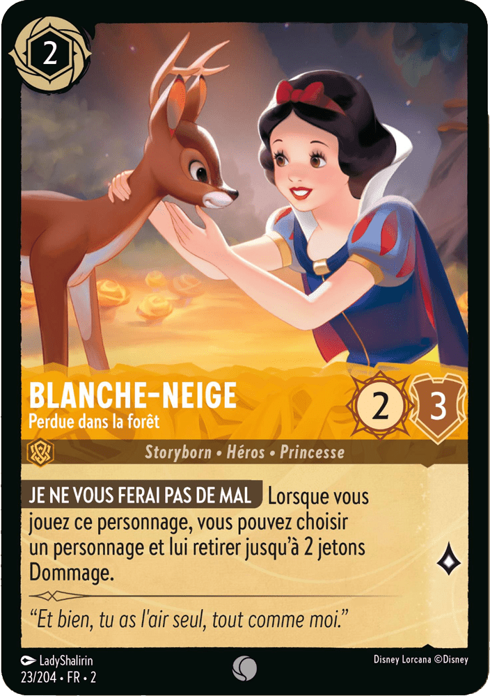 Blanche-Neige Perdue dans la forêt