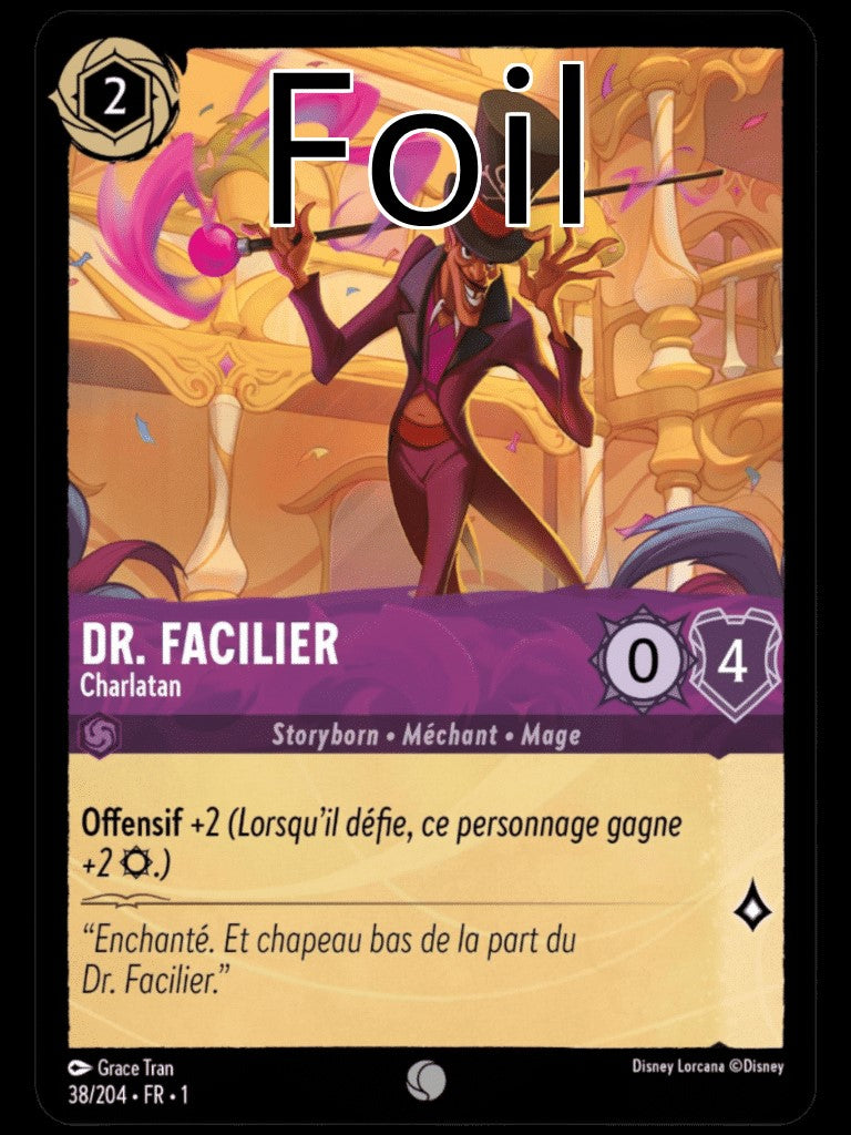 Dr. Facilier Foil Charlatan