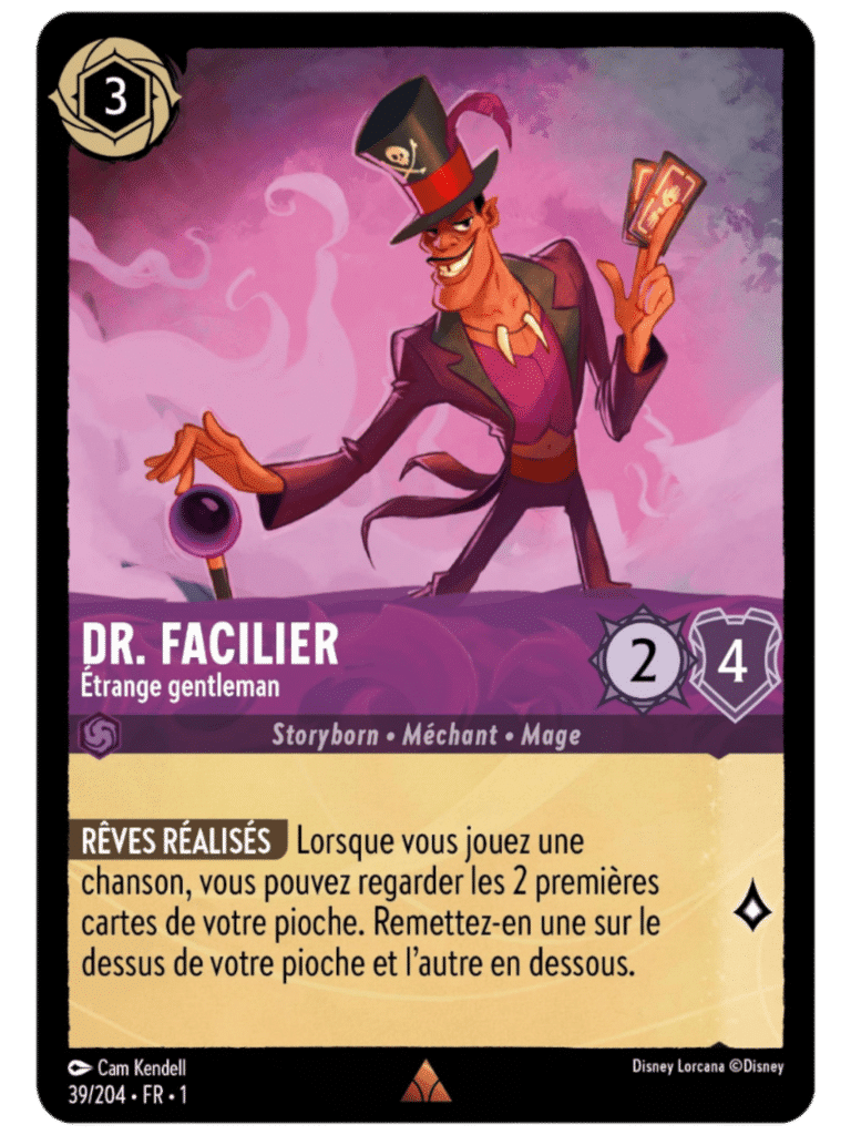 Dr. Facilier Etrange gentleman