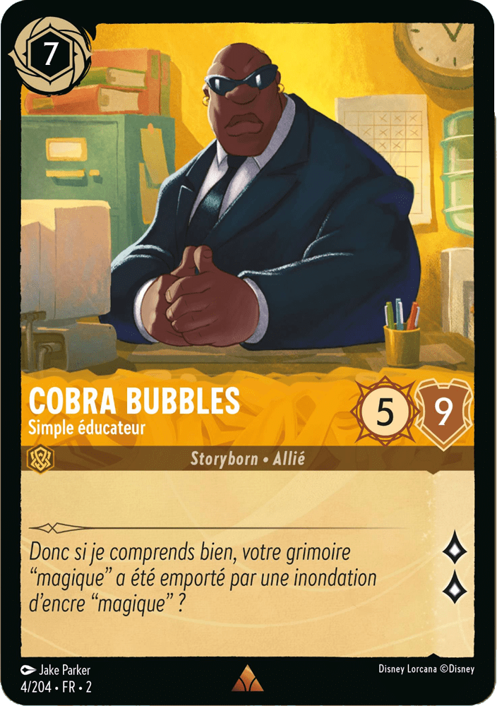 Cobra Bubbles Simple éducateur