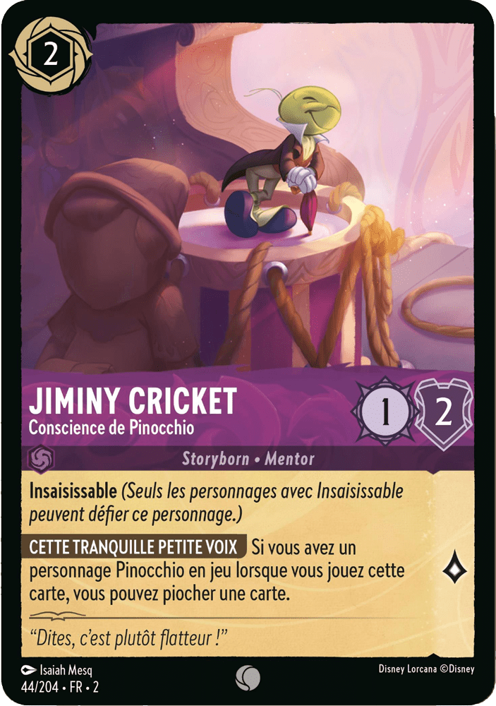 Jiminy Cricket Conscience de Pinocchio