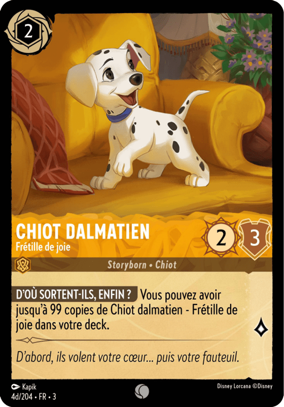 Chiot Dalmatien 4d