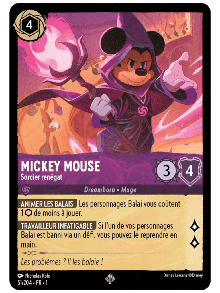 Mickey Mouse Sorcier renégat