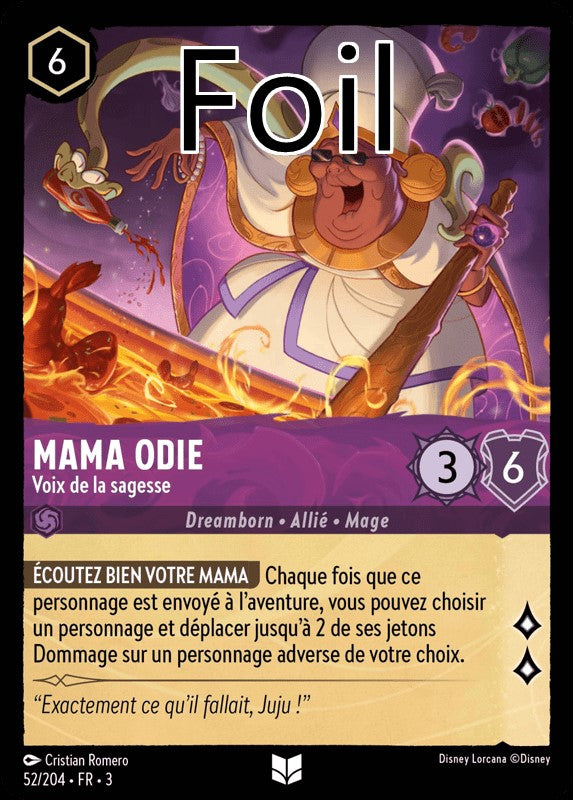 Mama Odie foil Voix de la sagesse