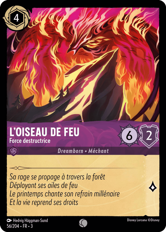 L’Oiseau de feu Force destructrice