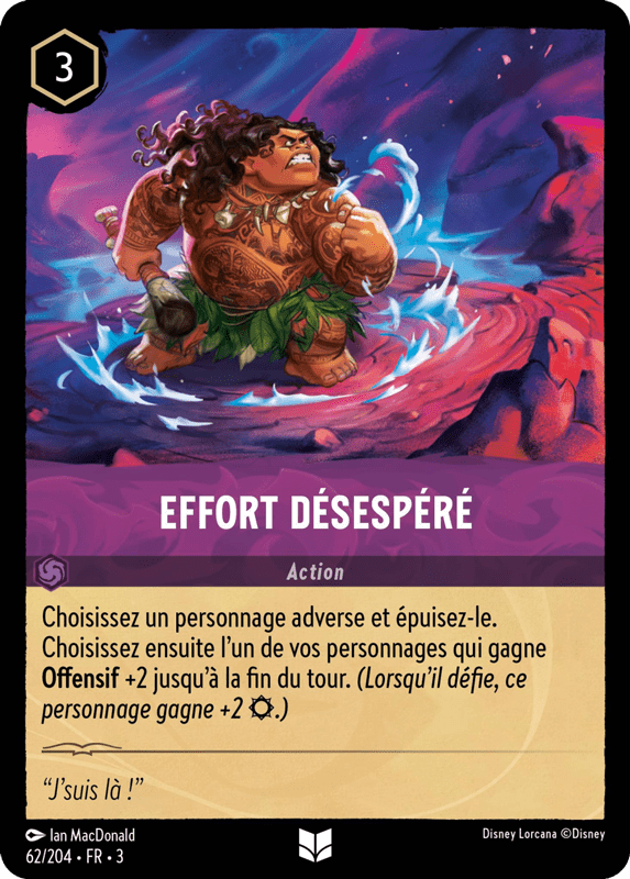 Effort désespéré