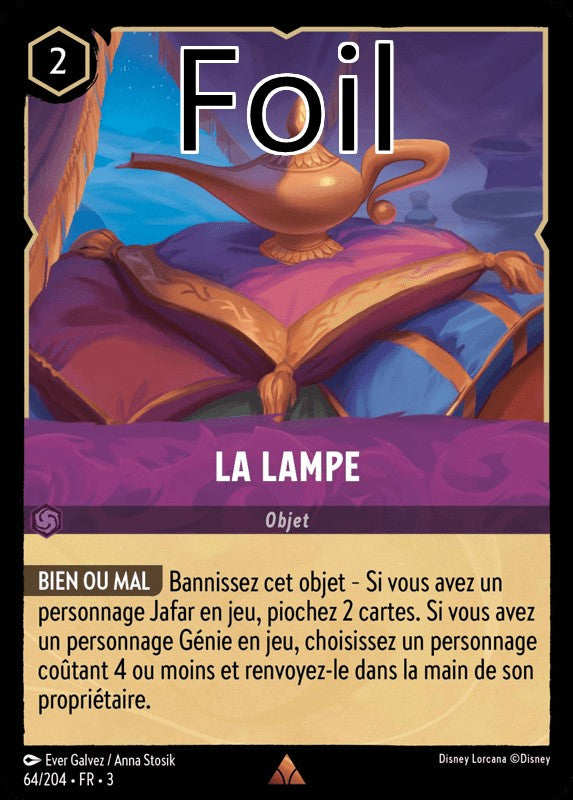 La Lampe foil