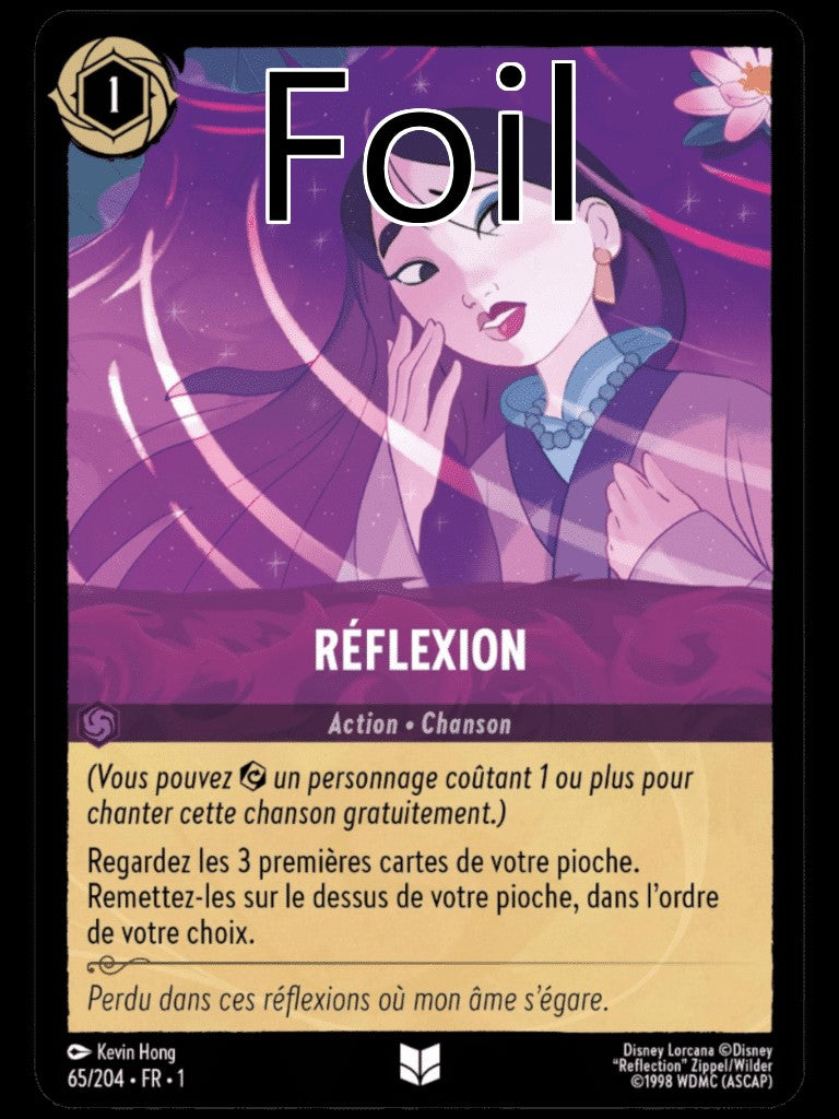 Réflexion Foil