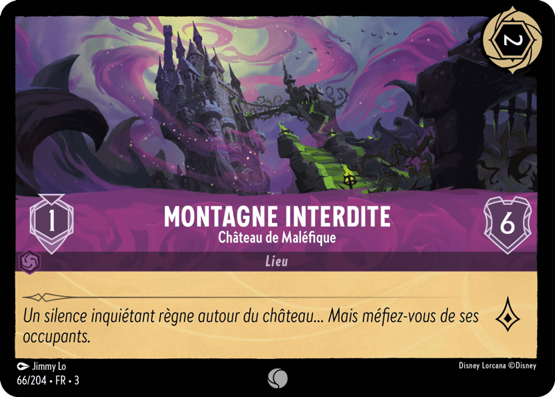 Montagne interdite Château de Maléfique