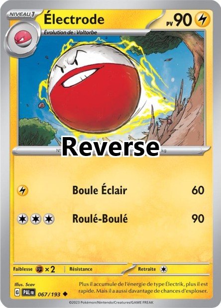 Électrode reverse