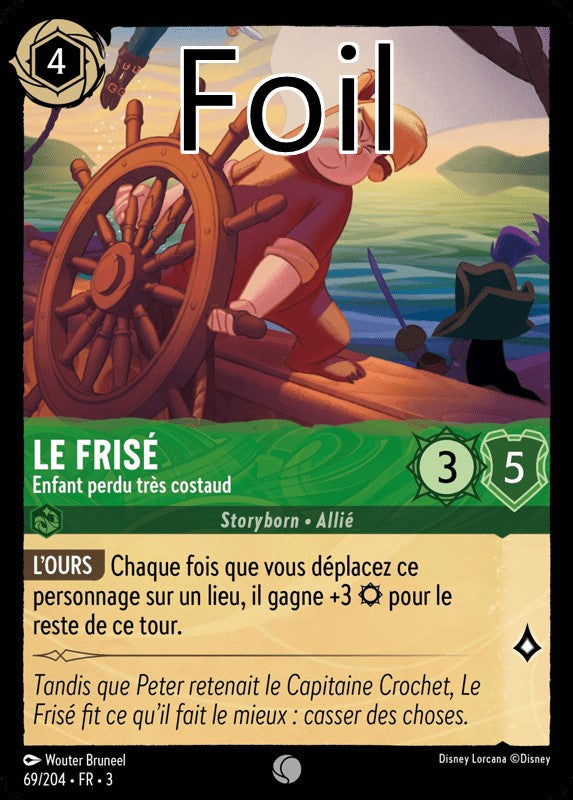 Le Frisé foil Enfant perdu très costaud