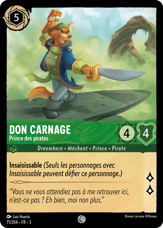 Don Carnage Prince des Pirates