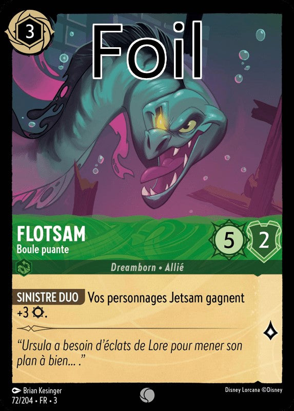 Flotsam foil Boule puante