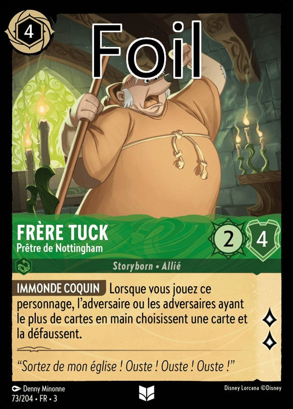 Frère Tuck foil Prêtre de Nottingham