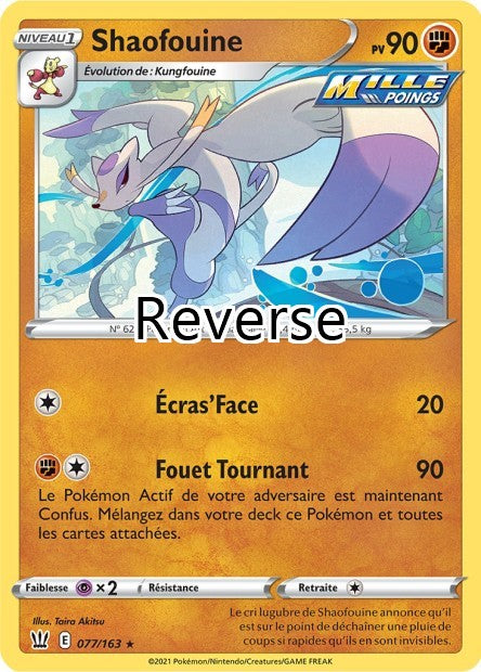 Shaofouine 077 reverse