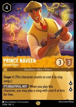 Prince Naveen Joueur de ukulélé