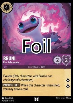 Bruni foil Salamandre de feu