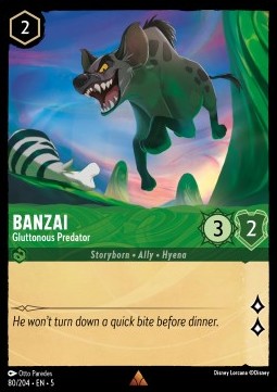 Banzaï Prédateur vorace