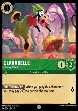Clarabelle Invitée maladroite