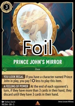 Miroir du Prince Jean foil