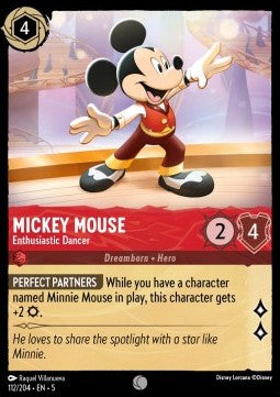 Mickey Mouse Danseur enthousiaste