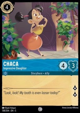 Chaca Fille impressionnante