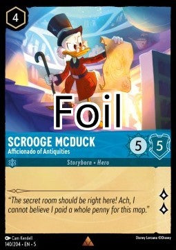 Balthazar Picsou foil Amateur d’antiquités