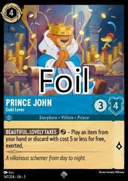Prince Jean foil Amateur d’or