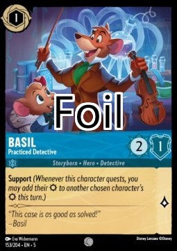 Basil foil Détective chevronné