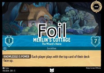 Chaumière de Merlin foil Foyer du sorcier