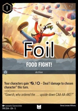 Bataille de nourriture ! Foil