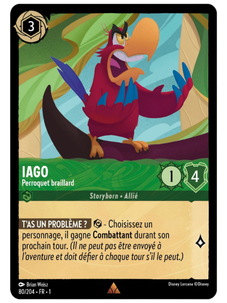 Iago Perroquet braillard