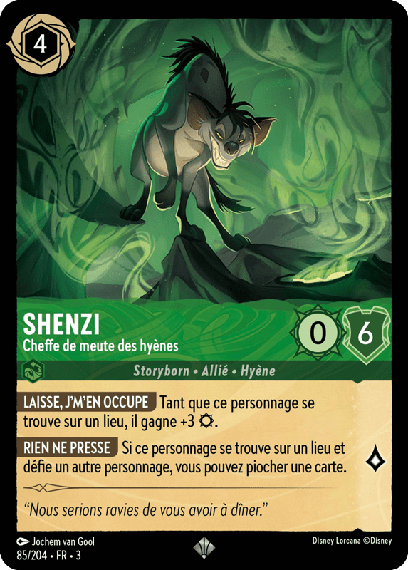 Shenzi Cheffe de meute des hyènes