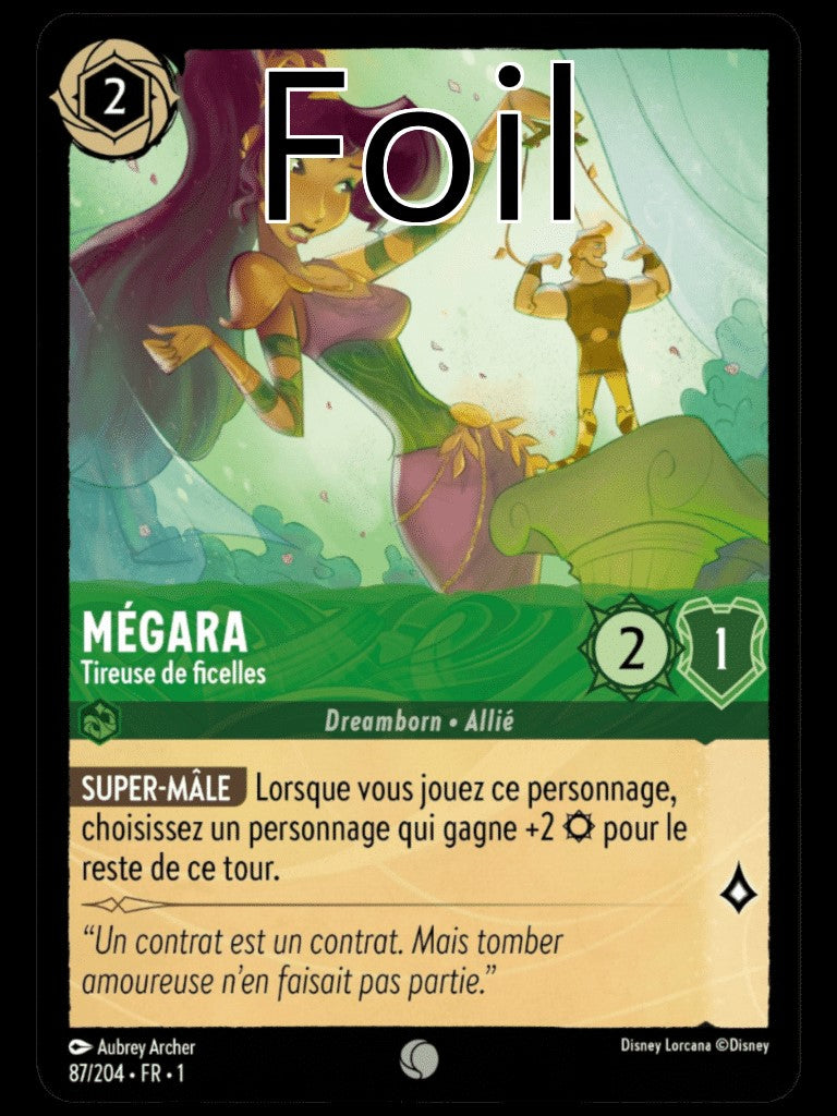 Mégara Foil
Tireuse de ficelles