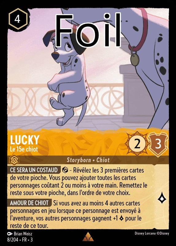 Lucky foil Le 15ème chiot