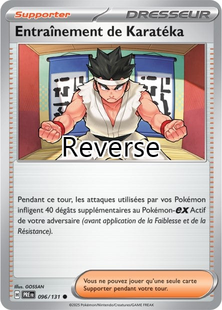 Entraînement de Karatéka reverse