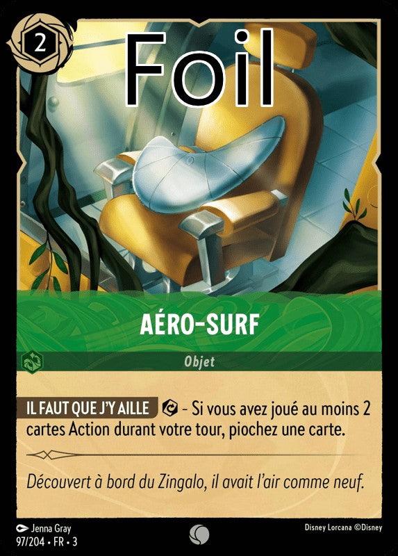 Aéro-surf foil
