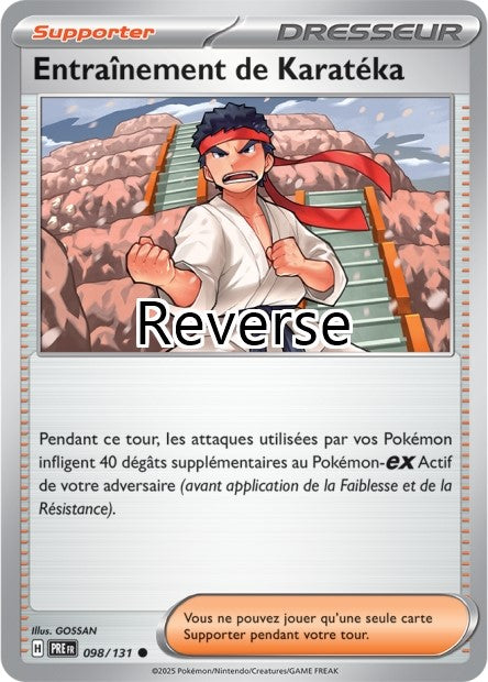 Entraînement de Karatéka reverse